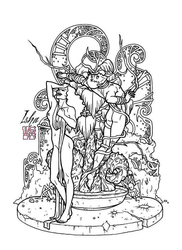 Isha-daw-tattoo-Loches-Carmilla-T_leg