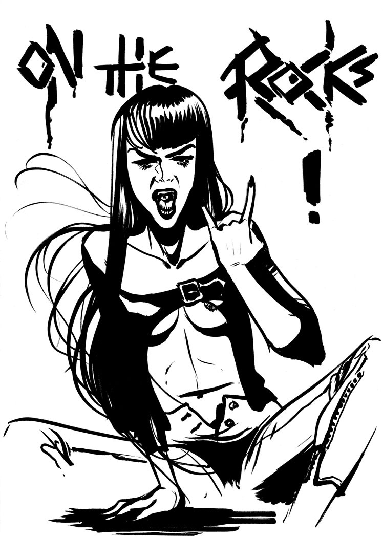 Isha-daw-tattoo-Loches-on the rocks_leg