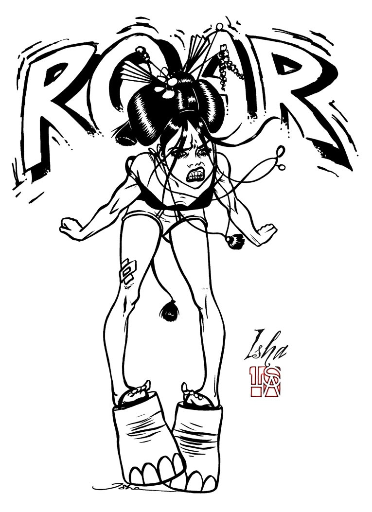 Isha-daw-tattoo-Loches-roaaar_leg