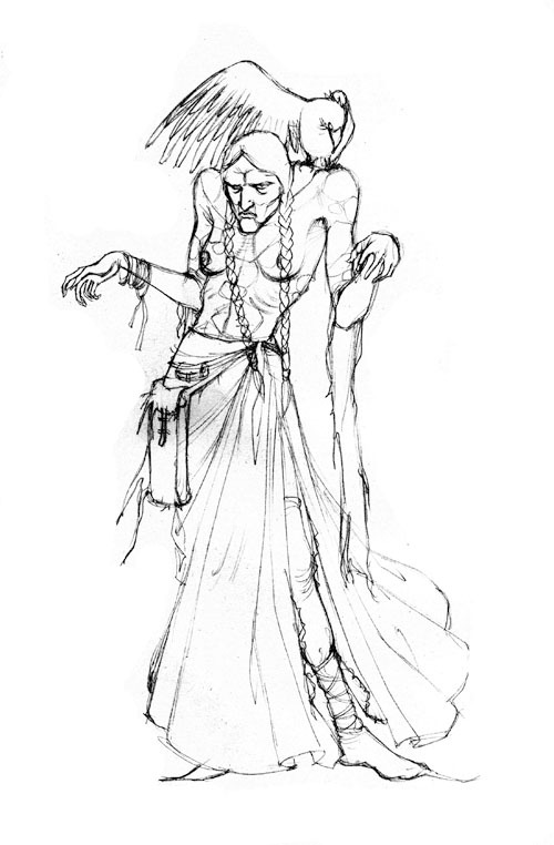 isha-daw-tattoo-Loches-witch without ghost