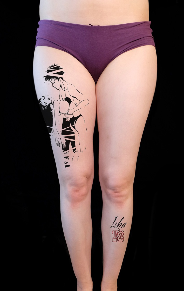 isha-daw-tattoo-couple-black-tattoo-cuisse