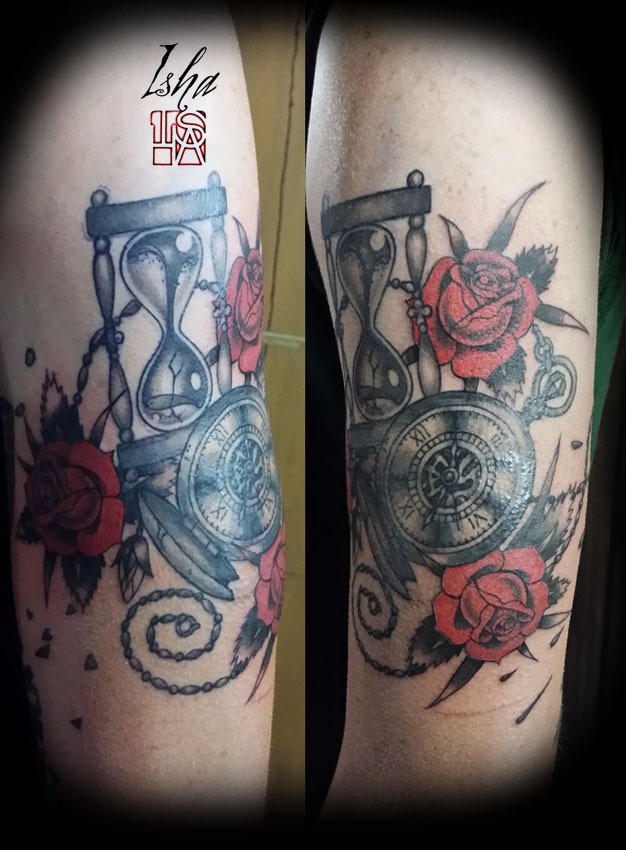 isha-daw-tattoo-sablier-rose-Loches
