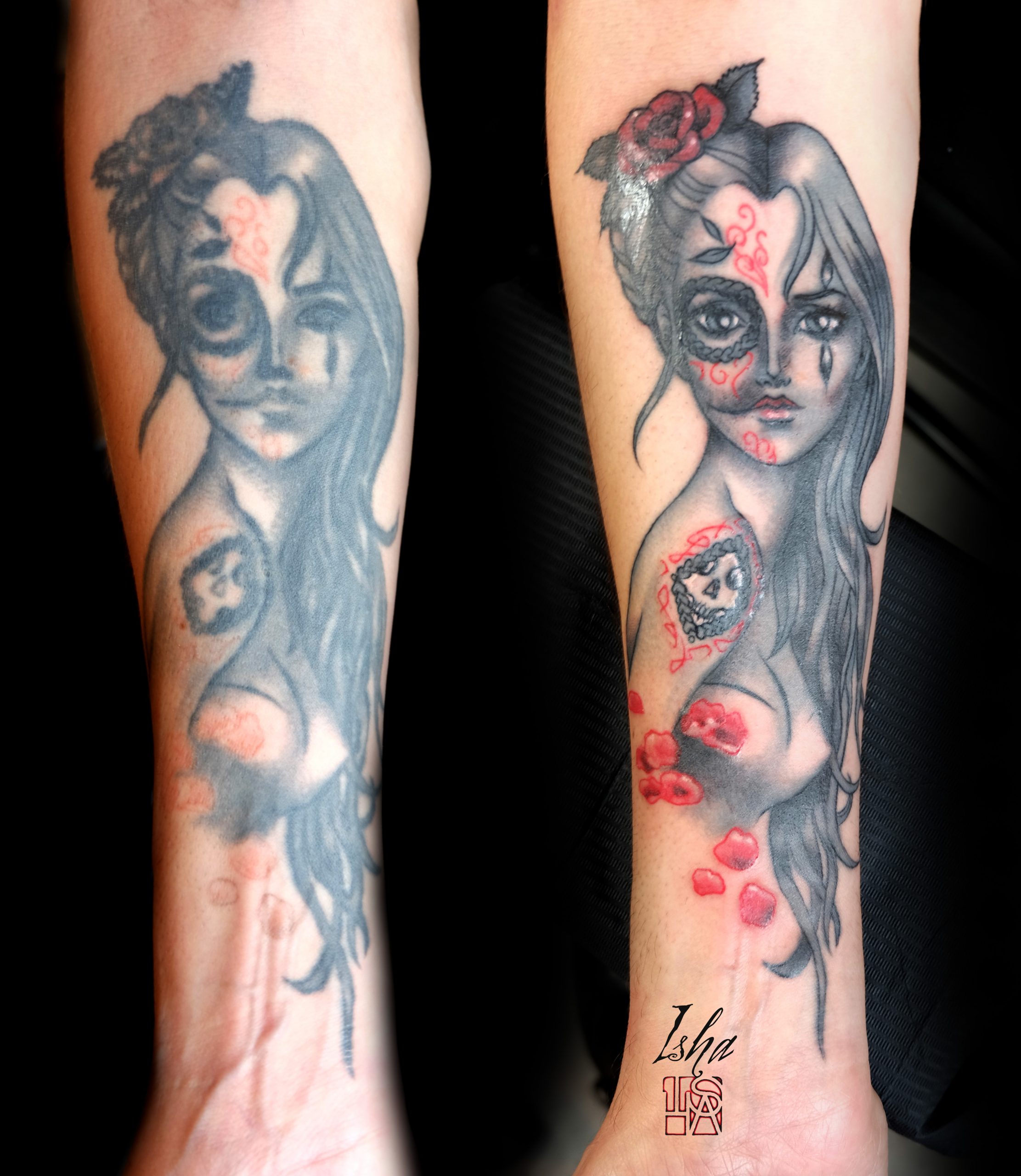 isha-daw-tattoo-calaveras-A-montage