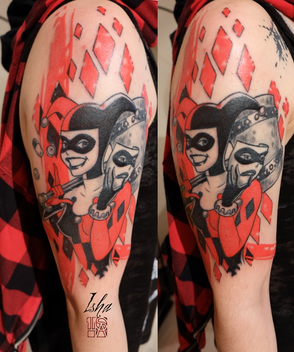 tatouage-harley-quinn